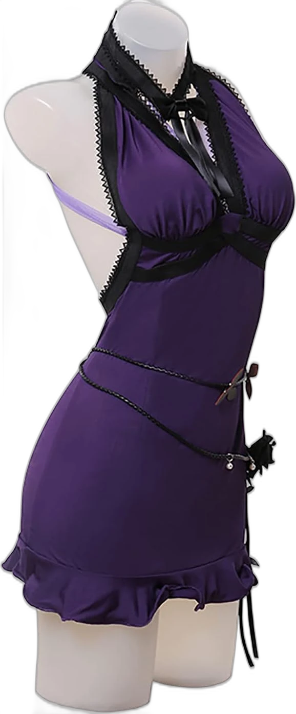 Tife purple dress cosplay