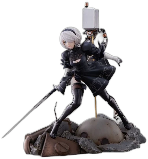 2B robot ground figure
